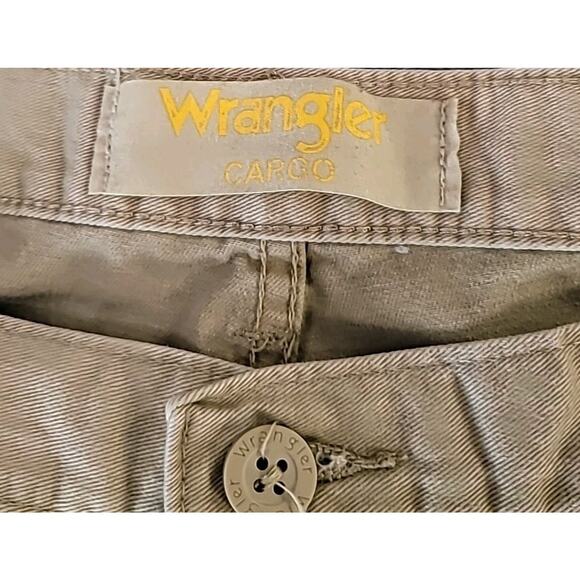 Wrangler Cargo Pants Men’s 30x28 Beige Casual Outdoor Gorpcore Utility - Picture 4 of 11